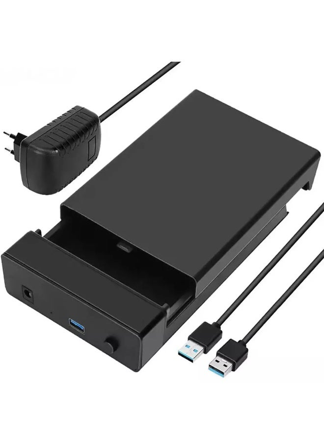 3.5 Inch SATA Hard Drive Enclosure USB 3.0 High Speed External Case - Image 1