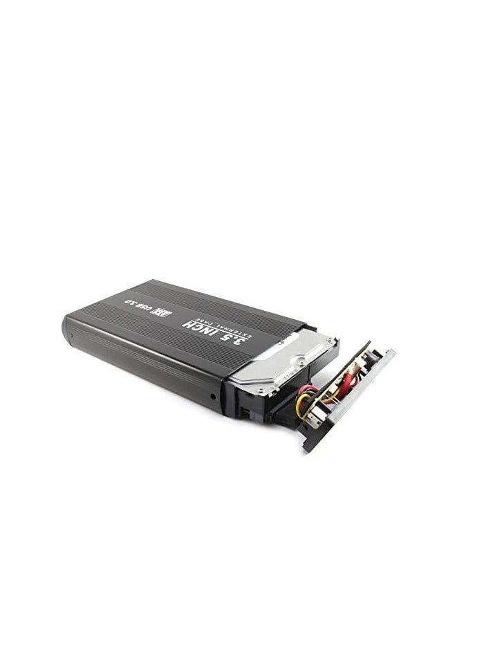 3.5 Inch SATA Hard Drive Enclosure USB 2.0 High Speed External Case