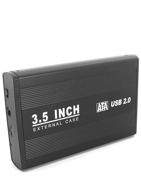 3.5 Inch SATA Hard Drive Enclosure USB 2.0 High Speed External Case