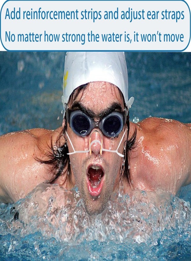 CMRCOYO Silicone Nose Plugs for Swimming Anti-Slip Nose Clips aterproof Nose Protectors Swimming Water-Resistant Training - Image 3