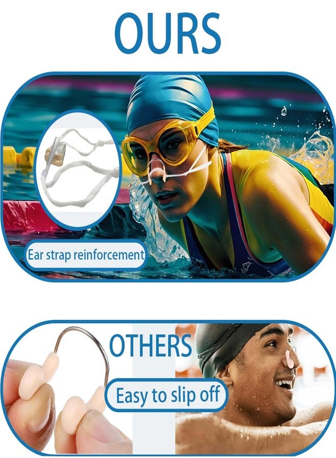 CMRCOYO Silicone Nose Plugs for Swimming Anti-Slip Nose Clips aterproof Nose Protectors Swimming Water-Resistant Training - Image 5