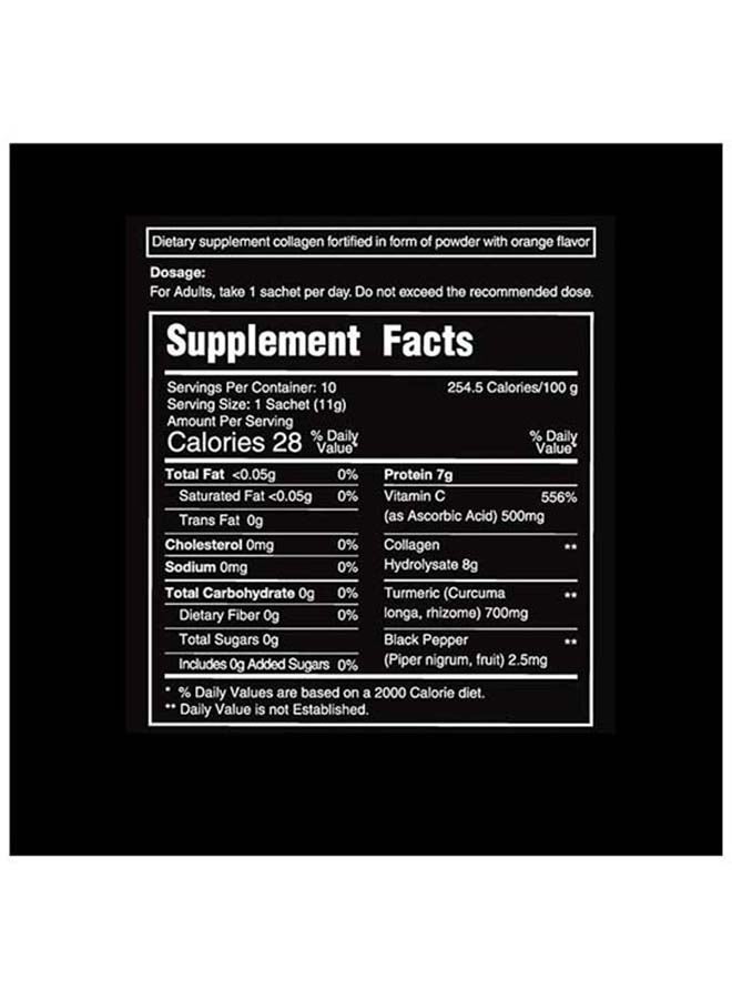 EVA PHARMA Acti Colla Advance - Joint Support Supplement - Collagen, Turmeric, Black Pepper & Vitamin C - 30 Sachets. - Image 2