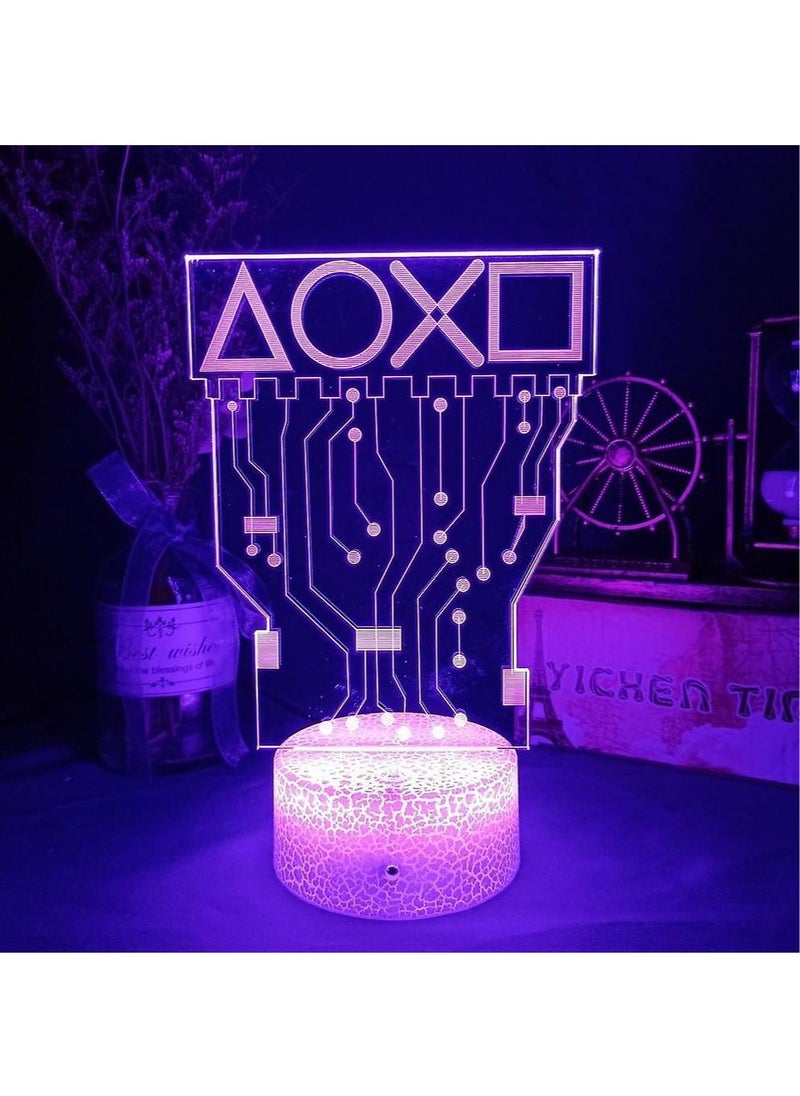 Generic - LED Neon Night Light Decoration With 16 Colors Changing And Remote Control 20*16cm - Image 1