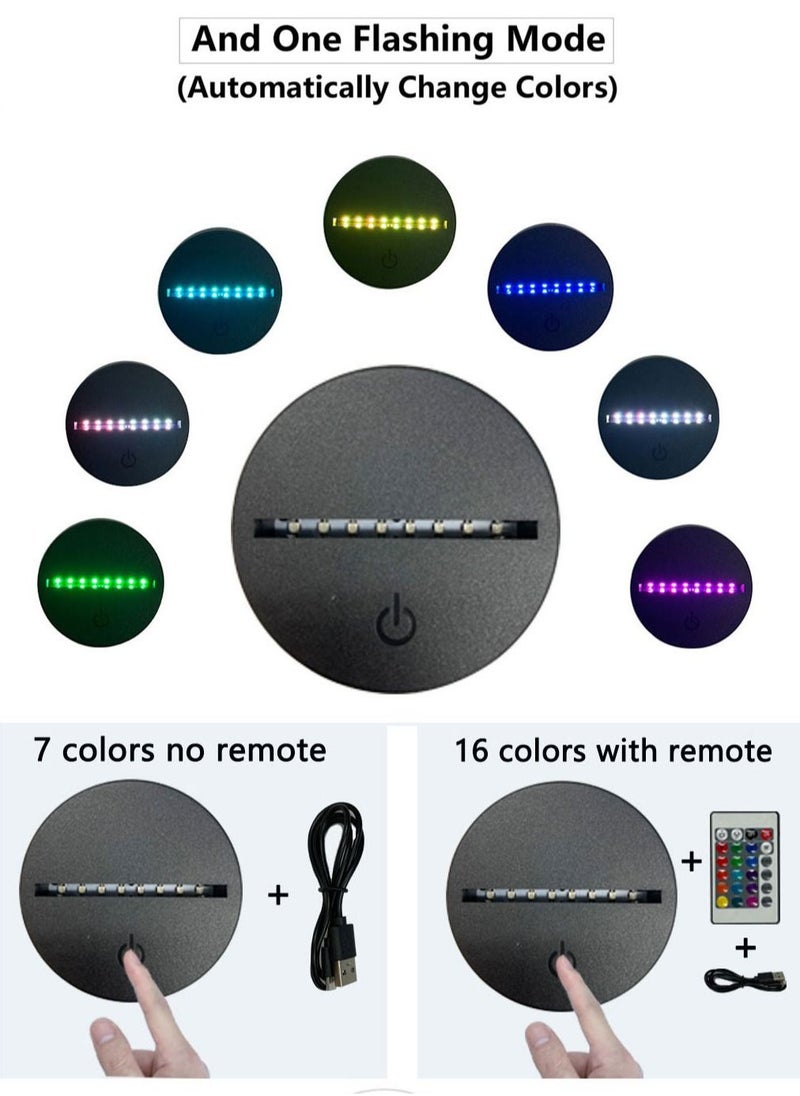 Generic - LED Neon Night Light Decoration With 16 Colors Changing And Remote Control 20*16cm - Image 1