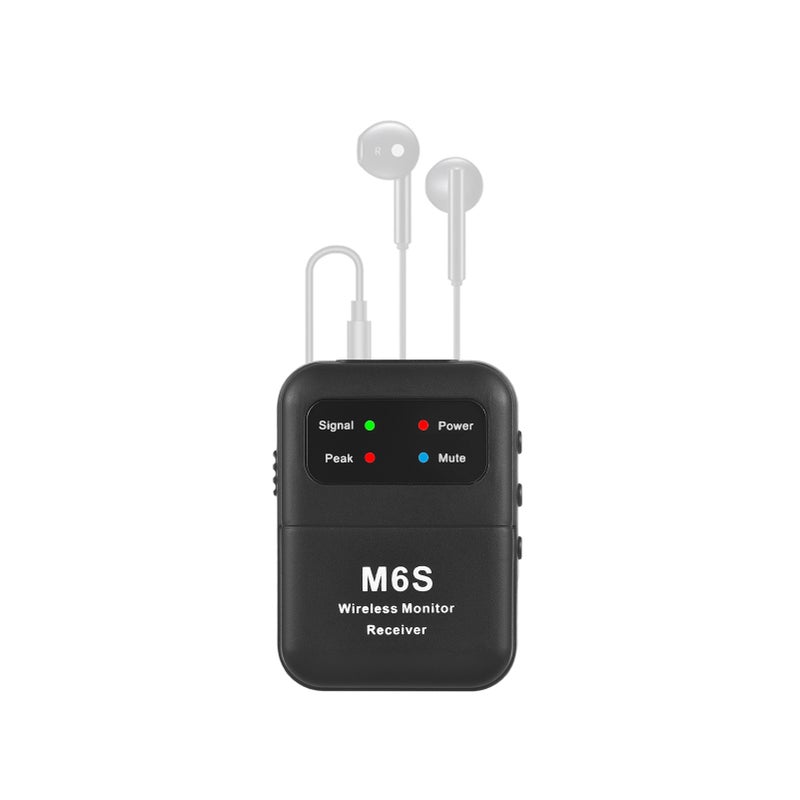 2.4GHz Wireless Earphone Monitor Receiver Rechargeable Receiver of Wireless Earphone Monitor System for Studio Band Rehearsal Live Performance - Image 1