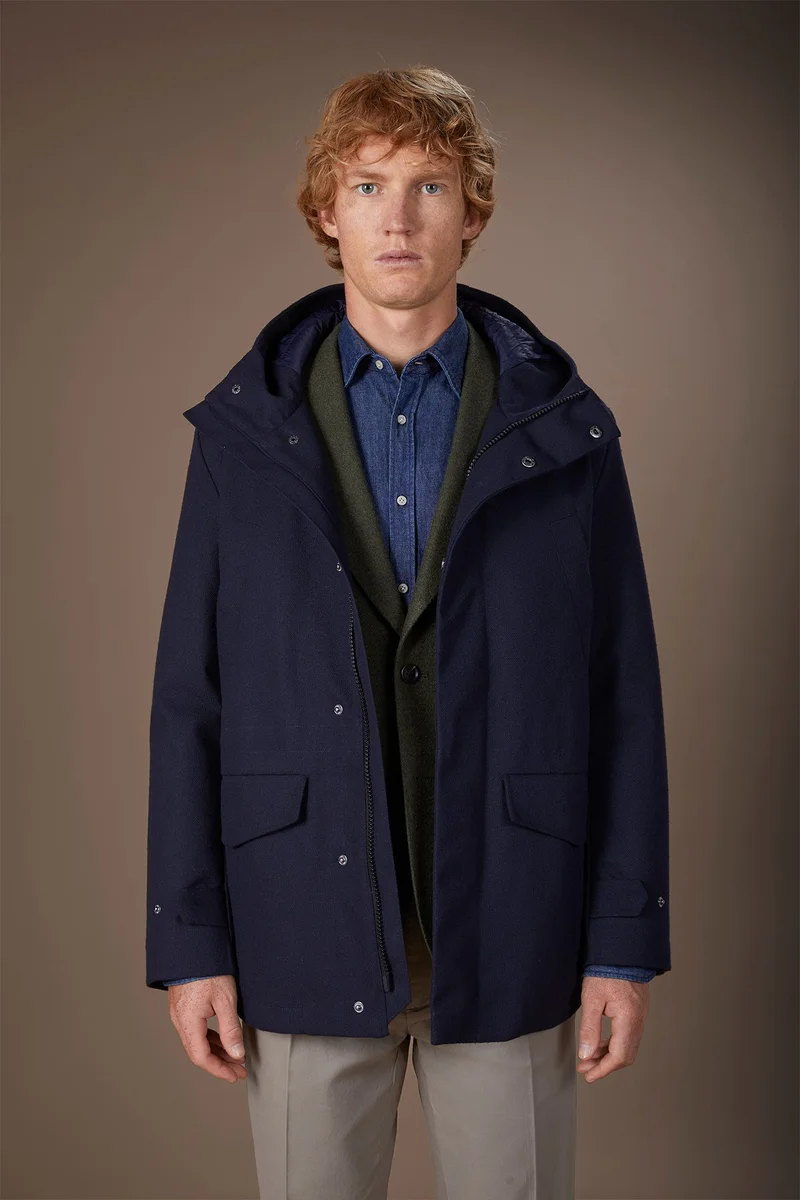 Men's padded jacket - DK Blue