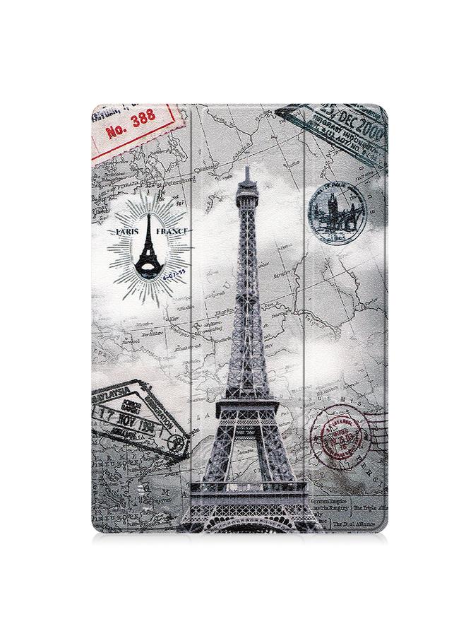 S-TOP Case For Docomo dtab D-51C Custer Painted 3-Fold Holder Leather Tablet Case - Image 2