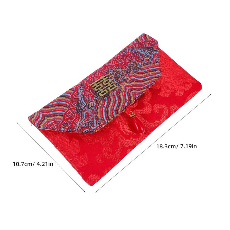 Traditional Chinese Red Envelopes Lucky Money Packets For Wedding And Spring Festival - Image 3