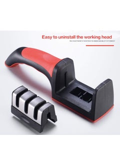 Gopinath Autolink Gopinath Autolink Professional Knife Sharpener Tool 3 Stages Sharpener with Handle Chefs Knives Kitchen Accessories to Restore NonSerrated Knife Blades Quickly Safely and Easy to Use for Kitchen  - Image 5