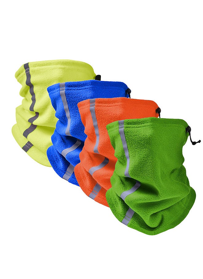 Generic - Winter Fleece Neck Warmer Reflective Neck Gaiter Skiing Windproof Ski Neck Gaiter - Image 1