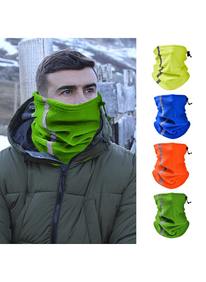 Generic - Winter Fleece Neck Warmer Reflective Neck Gaiter Skiing Windproof Ski Neck Gaiter - Image 1