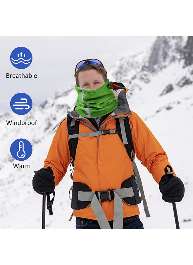 Generic - Winter Fleece Neck Warmer Reflective Neck Gaiter Skiing Windproof Ski Neck Gaiter - Image 1