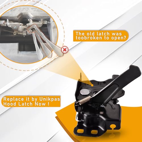 GrteRokky Hood Latch Compatible with Chrysler 300 2011-2021 Dodge Charger 2011-2021 Engine Hood Lock Latch Replacement 68261142AA 55113780AB 55113780AC 55113780AD - Image 3