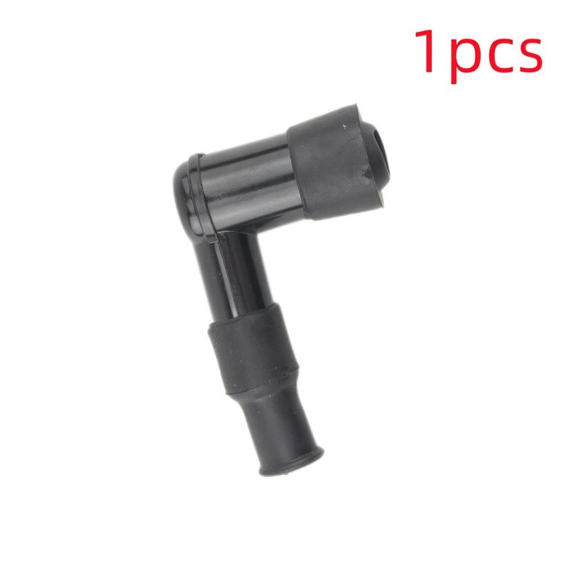 2Pcs Universal Hard Rubber Motorcycle Ignition Plug Wire Connectors For Scooters - Image 1