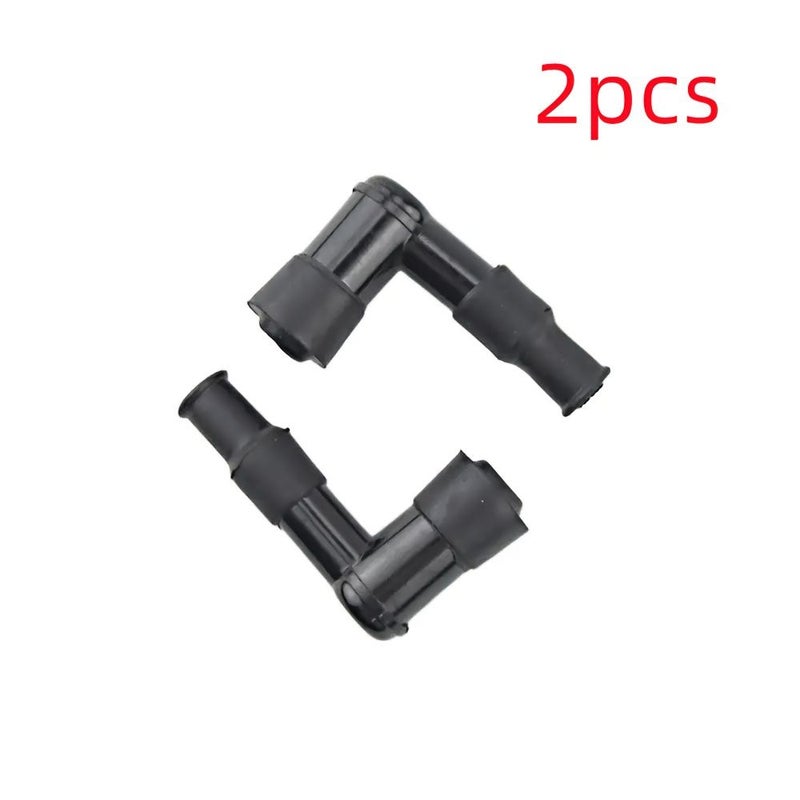 2Pcs Universal Hard Rubber Motorcycle Ignition Plug Wire Connectors For Scooters - Image 3