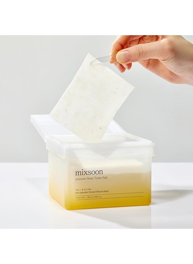 mixsoon Bean Toner Pad,Moisturizing, Elasticity,Exfoliation, Bean Extracts, Cotton Pad (280ml/9.46fl.oz/70 Sheets)  - Image 2
