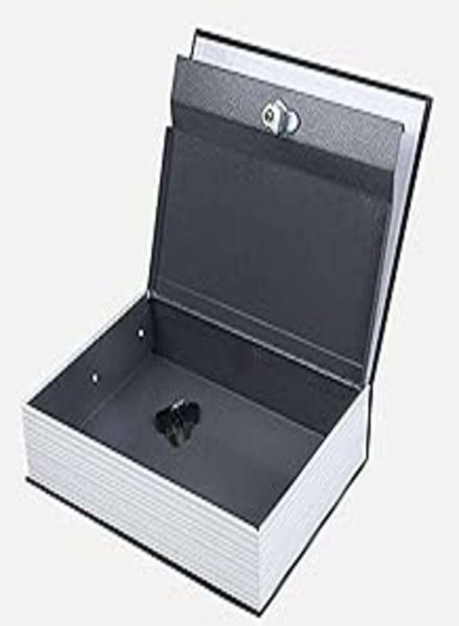 2017 Secret Box Book Safe with Key Lock Money Jewelry Safty Collection Case Household Locker Storage Box Cash Secure Boxes