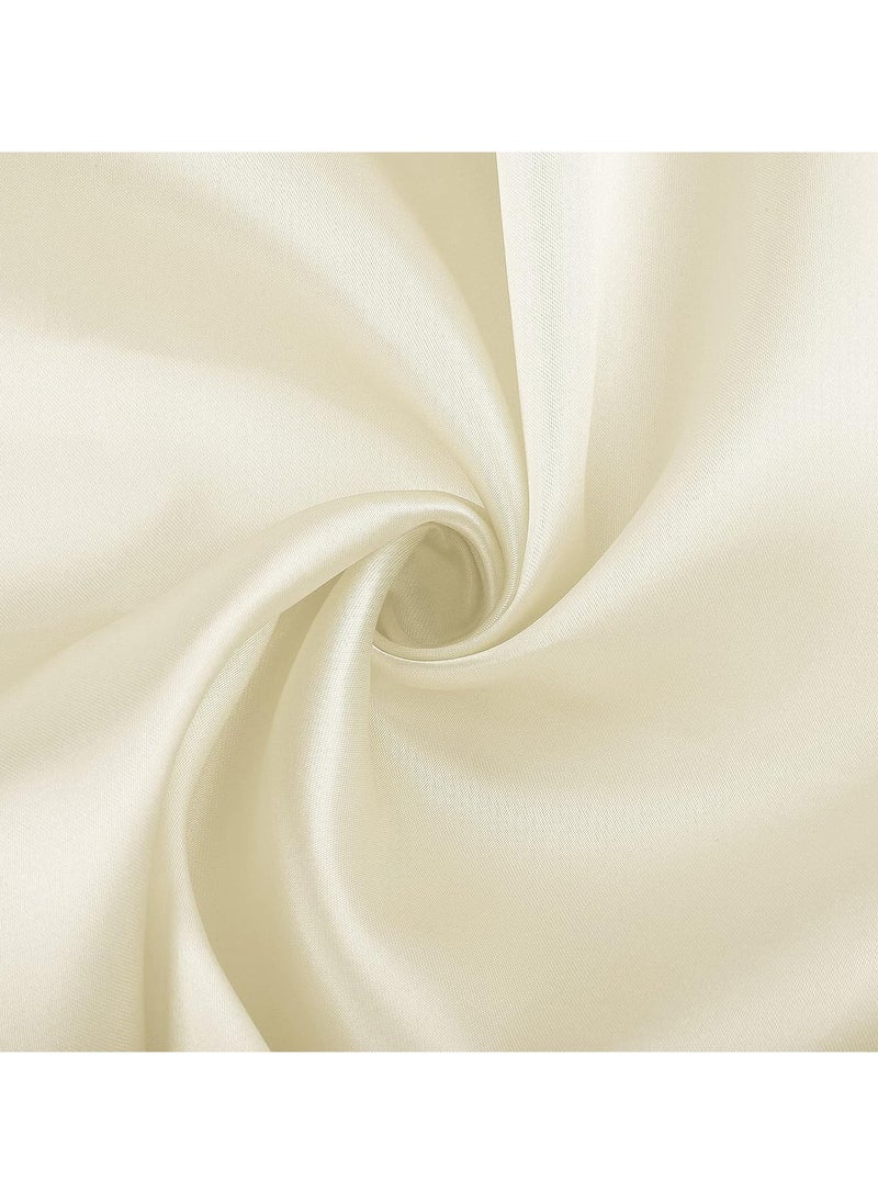 Generic 10 Pcs 30*30cm Satin Elegant Silk Square Soft Dinner Table Napkins for Dinner Wedding Parties  - Image 4