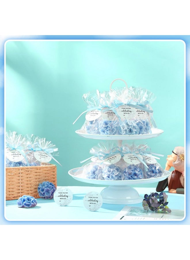 Demissle - Demissle 20 Pcs Hydrangea Soap Baby Shower Soaps Favors Christmas Gift Scented Flower Soap Bulk with Thank You Card Wedding Favors for Guests - Image 1
