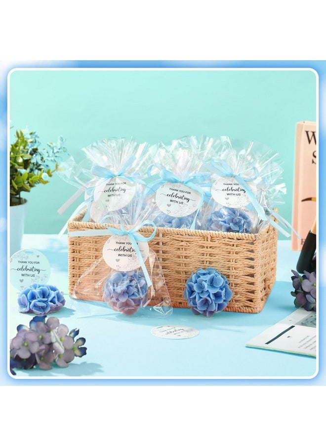 Demissle - Demissle 20 Pcs Hydrangea Soap Baby Shower Soaps Favors Christmas Gift Scented Flower Soap Bulk with Thank You Card Wedding Favors for Guests - Image 1