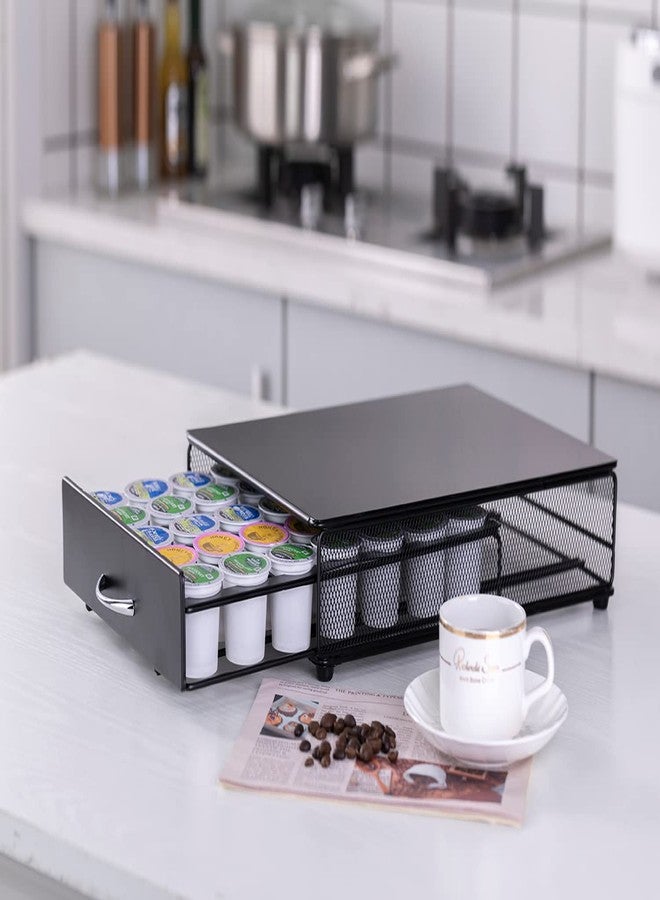 ZCDCP حامل كبسولات قهوة K-Cup من ZCDCP، منظم كبسولات قهوة K-Cup، حامل كبسولات قهوة Keurig مع 35 كبسولة، حامل كبسولات قهوة K-Cup أسود - Image 5