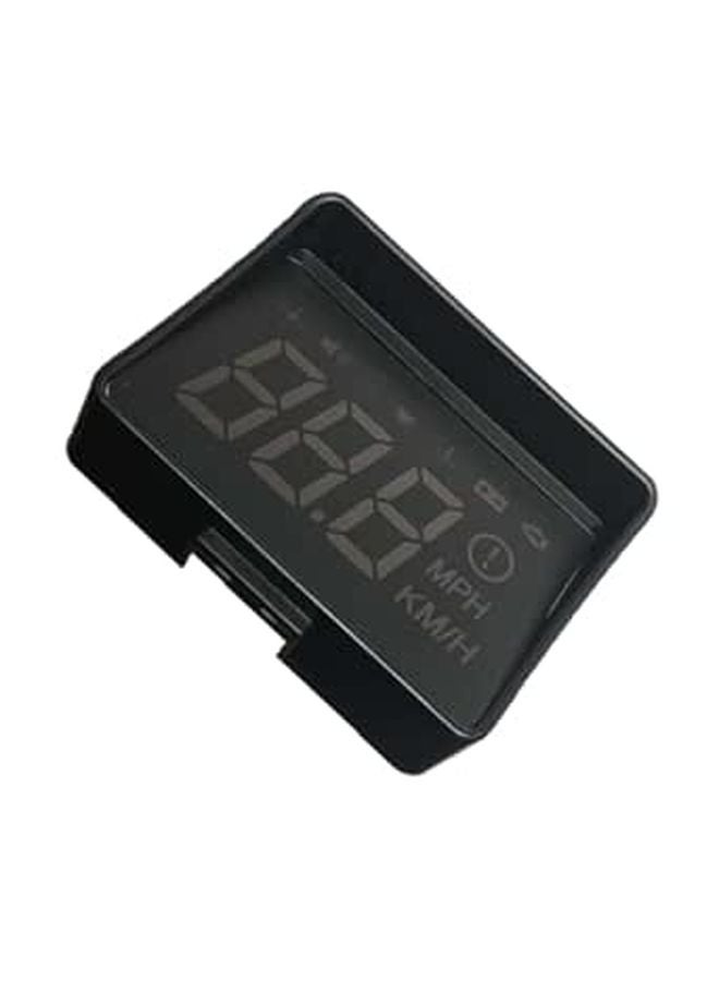 عرض HUD لقياس السرعة للسيارة العالمية مع إنذار تجاوز السرعة وسطوع تلقائي - Image 1
