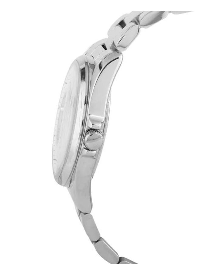 DANIEL KLEIN ساعة يد نسائية دانييل كلاين من الستانلس ستيل، مينا فضي، دائرية انالوج بعقارب DK.1.13242-1 - Image 5