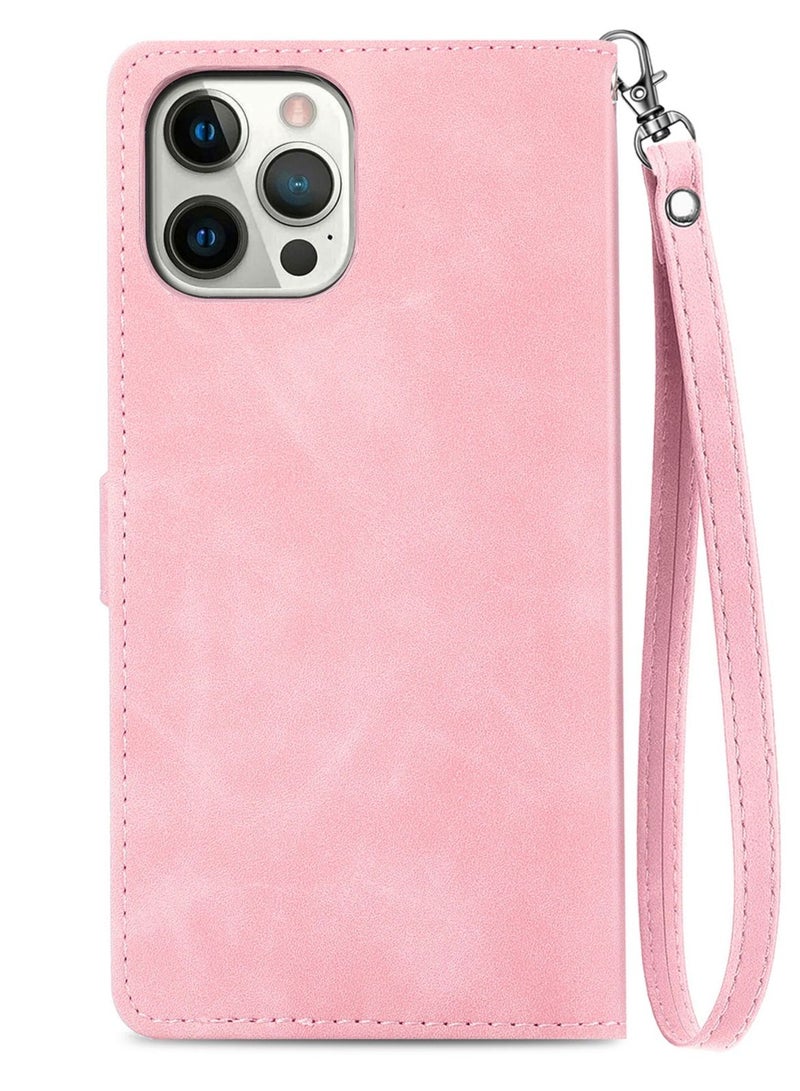 Loquat Suitable For iPhone Wallet Embossed Mobile Phone Leather Case  - Image 2