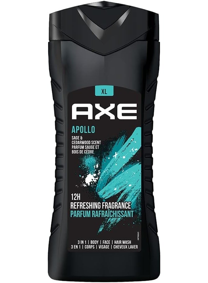 Axe Apollo Shower Gel 12H 400ml - Image 2