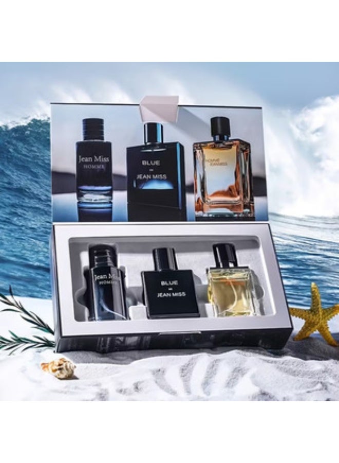 جان مس مجموعة عطور رجالية فاخرة 3 قطع (3×30 مل) – عطر رجالي يدوم طويلاً للاستخدام اليومي والمنزلي، بروائح حمضية عشبية وخشبية جذابة، هدية مثالية للرجال - Image 1