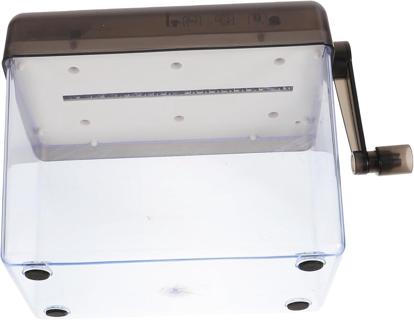 Manual Desktop Paper Shredder Small Office Document Cutter Hand Crank Privacy Protection Portable Home and School Use