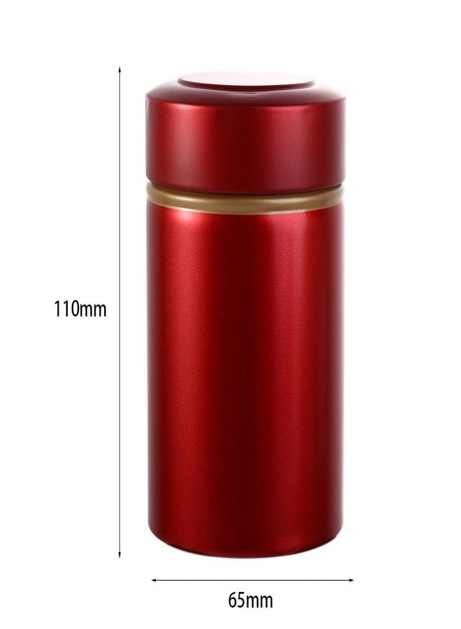 Kopida 3 Pcs Tea Canister with Lid, Multipurpose Tea Tin Tea Can Tea Box Round Metal Storage Container for Storage Loose Tea Leaves, Coffee, Candy, Herbs and Spices(2.55x2.55x4.33inch) - Image 2