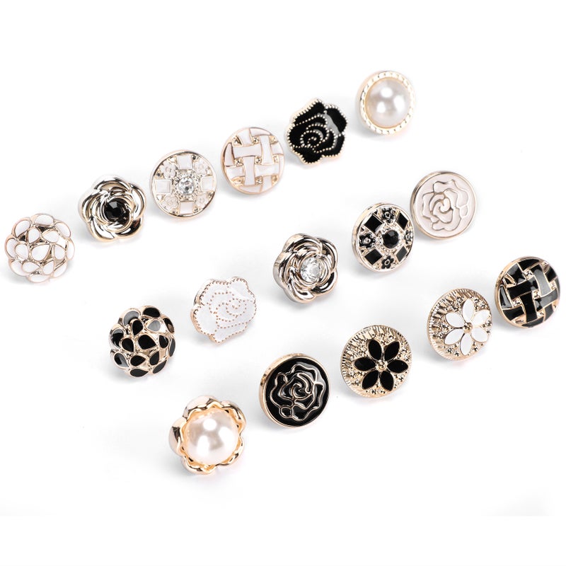 30Pcs Collar Button Pins NailFree Coats Sweaters Shirts Decorative Concealed Detachable Tool - Image 1