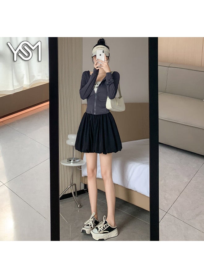 Yishangmei A-line Skirt For Women, Summer  New Style, Slim Fit, Heightening Effect, Suitable For Pee Figures, Elegant And Sophisticated - Image 1