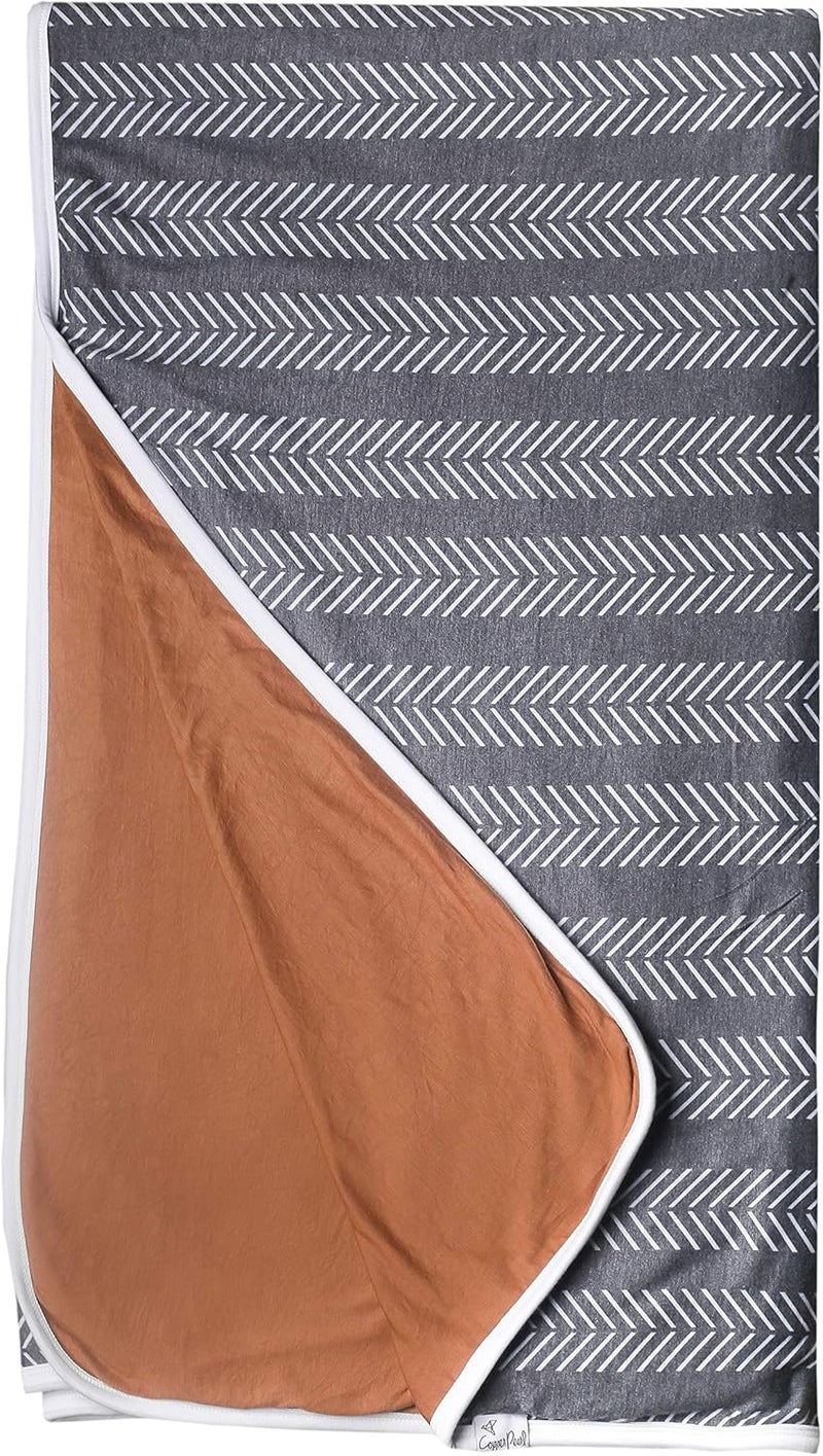 Copper Pearl Jumbo 3-Layer Baby Blanket: Soft Baby Quilts for Boys and Girls | Breathable, Cozy, Toddler Blanket | Baby Quilt for Newborns | 46x46 Premium Polyester/Rayon | Canyon - Image 1