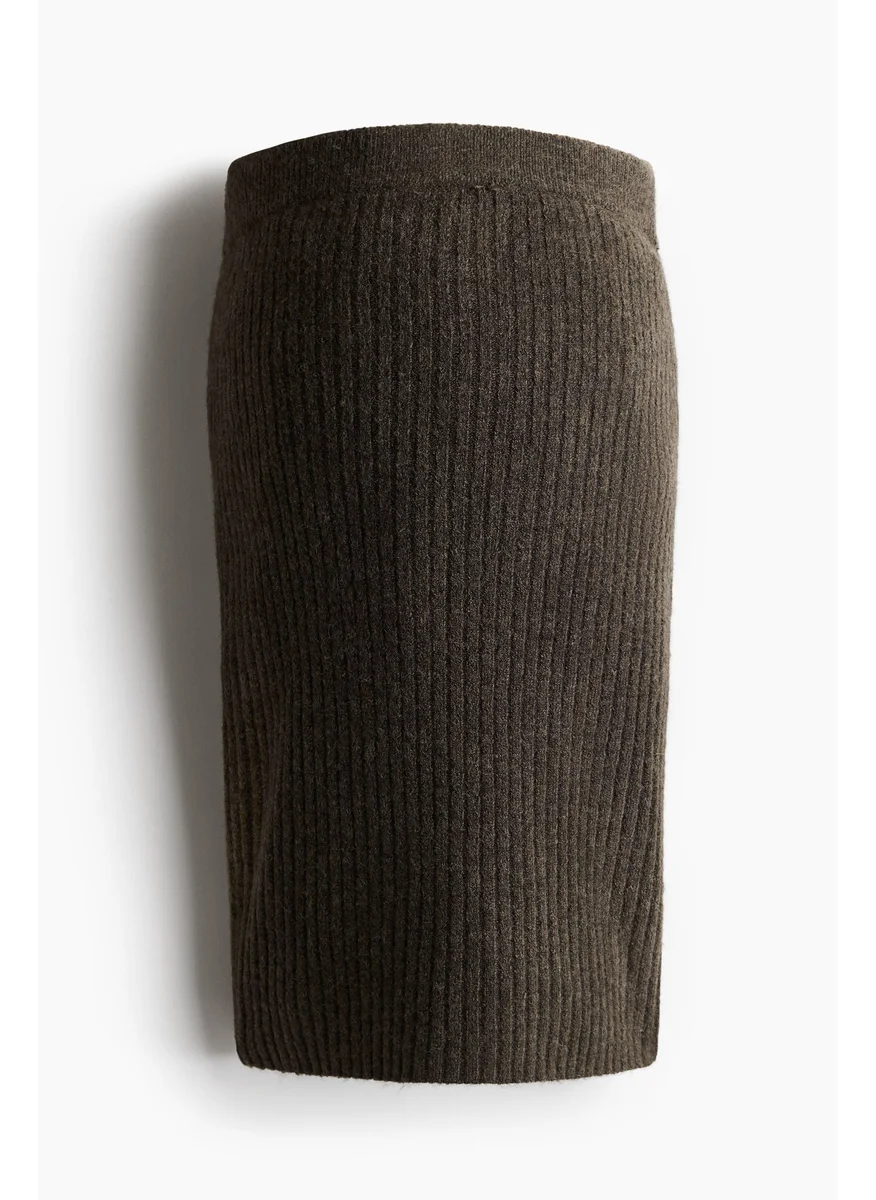اتش اند ام Mama Rib-Knit Skirt