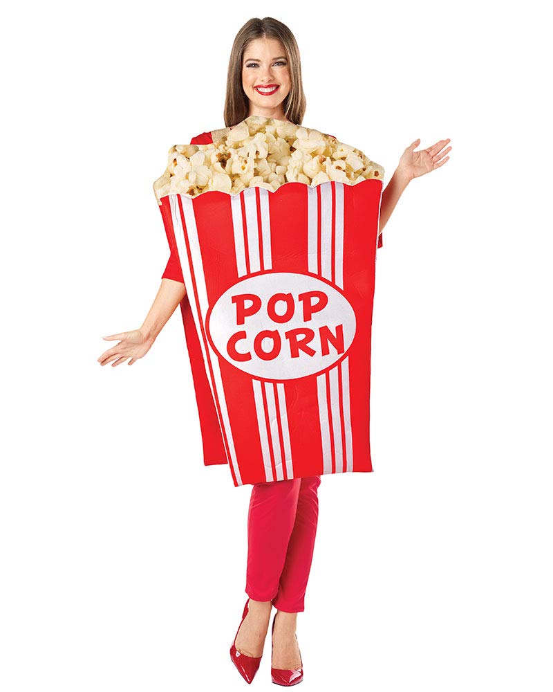 Seasons Popcorn Costume for Halloween Party Adults, One Size - Image 1