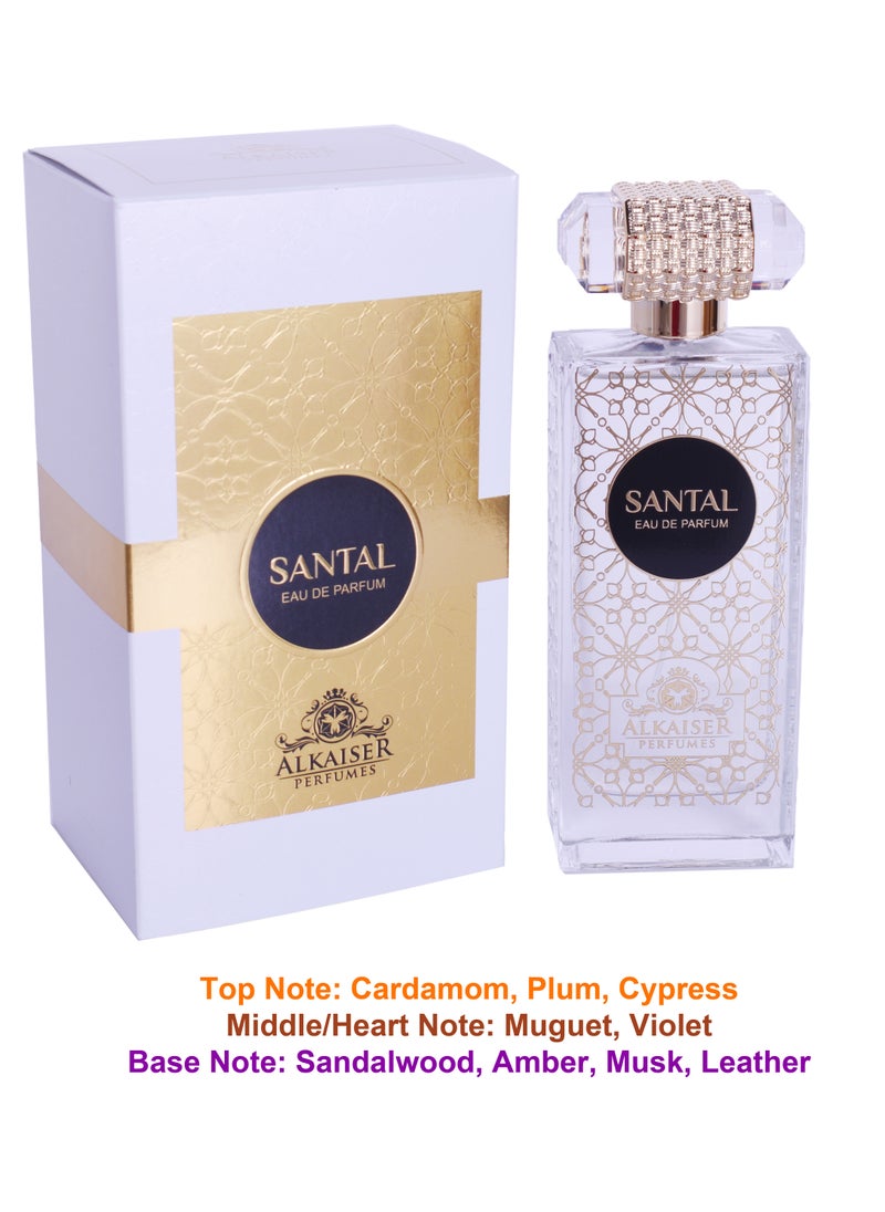 ALKAISER PERFUMES - SANTAL Eau De Parfum 100 ML ALKAISER PERFUMES Unleash the Irresistible Scent of Confidence - Image 1
