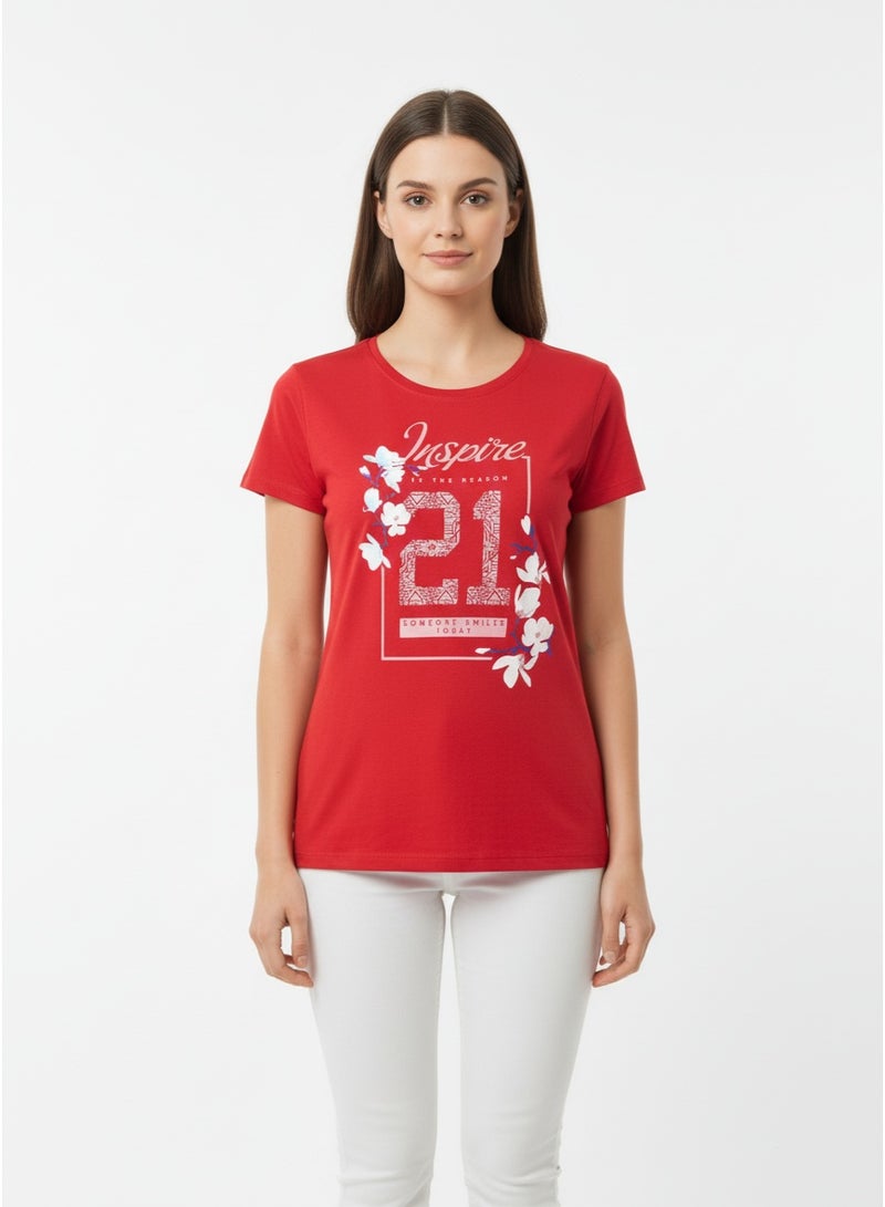 general T-SHIRT LADIES BODICE AOP S/S SV-LTS-37 - Image 2