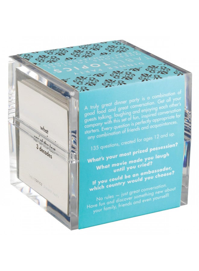 TableTopics Dinner Party - 135 Fun Question Cards - Perfect for Dinner Parties with Friends & Family, Explore New Topics & Exciting New Conversations - Image 3