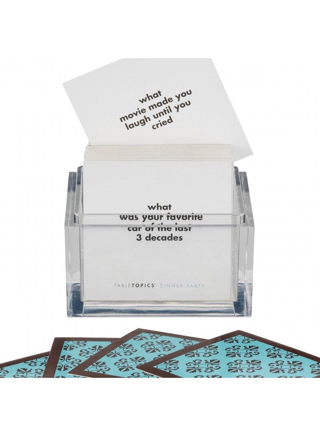 TableTopics Dinner Party - 135 Fun Question Cards - Perfect for Dinner Parties with Friends & Family, Explore New Topics & Exciting New Conversations - Image 1
