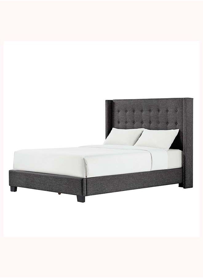 FSH Furniture - Melina Queen Size Without Mattress Beige 160x200 cm - Image 1