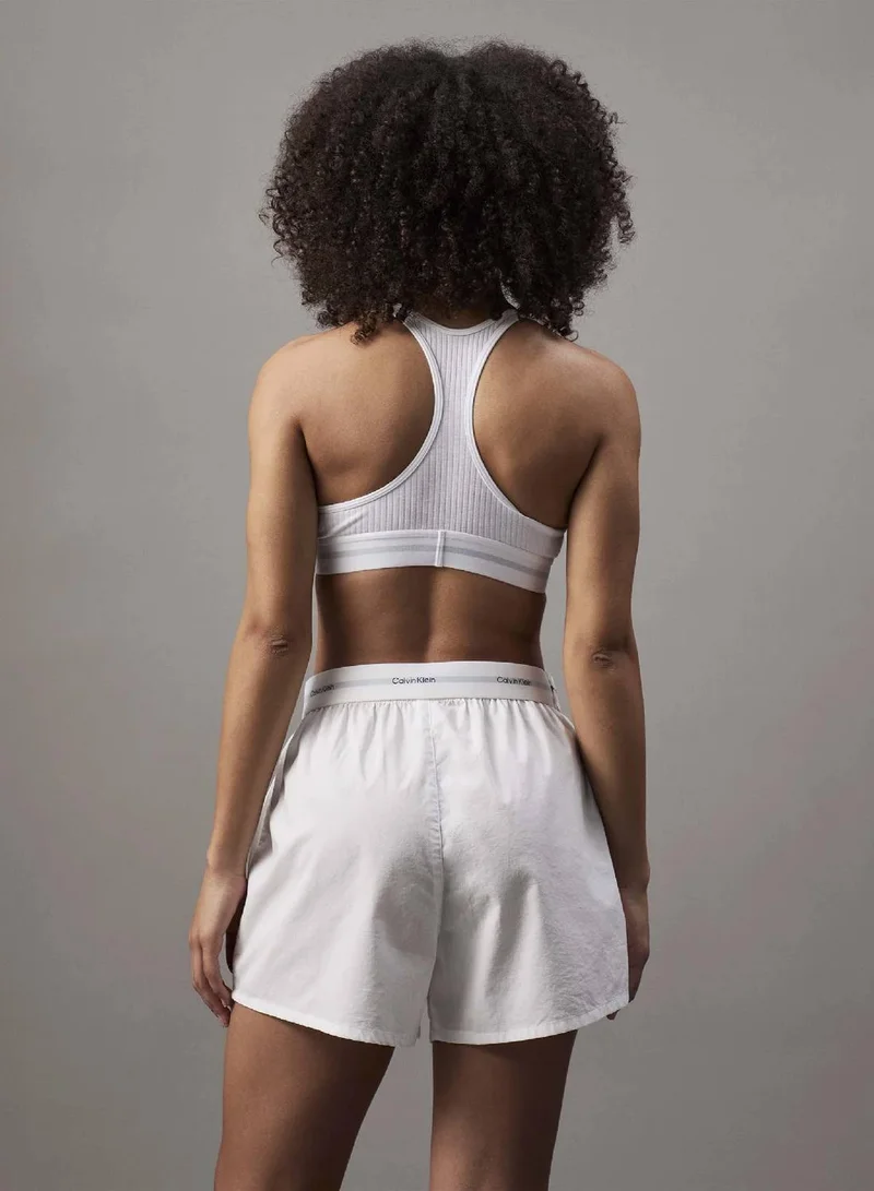 Calvin Klein Classic White Cotton Poplin Pyjama Top for Women | Best Price UAE