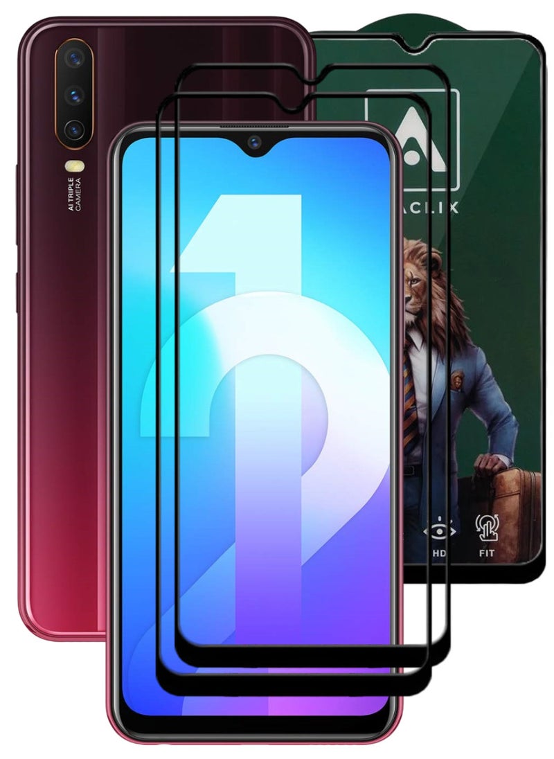 ACLIX 2 Pieces Antistatic ESD Dustproof Premium Quality High Definition Tempered Glass Screen Protector Designed For vivo Y12 - Image 1
