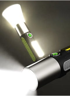 Generic Usb Charging Strong Light Xpe Wick Flashlight, 4-speed Dimming Waterproof Flashlight, Portable Multi-functional Outdoor Camping Lighting, And Emergency Situations With Built-in Battery For Long-lasting  - Image 3