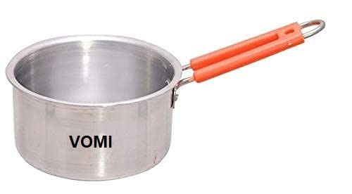 VOMI Brand Aluminium Saucepan, 1.5 L, 1 Piece (Silver) Pure Aluminium Sauce PAN Tea PAN/Milk PAN SIZE-1500 ML - Image 2