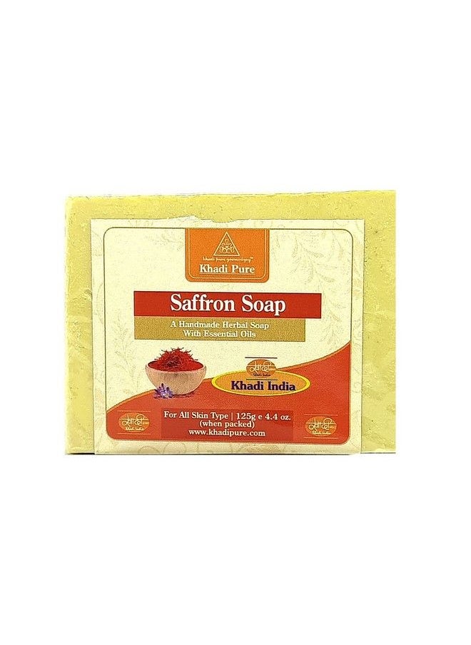 Khadi Pure صابون الزعفران العشبي 125 جرام  - Image 2