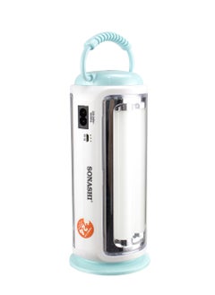SONASHI Solar Rechargeable LED Lantern with BuiltIn Battery  Featured with Charging Indicator and Portable Handle  Solar Lights  Up to 4 Hours Working Time  Best for Indoors and Hiking SEL-705N Blue  - Image 1