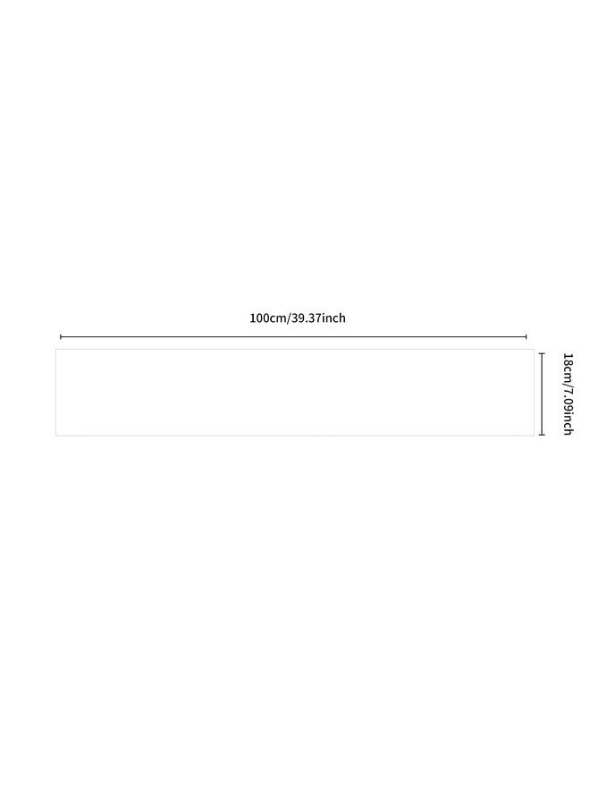 FUNLIFE 14Pcs Self-Adhesive Vinyl Stair Riser Stickers, Peel And Stick Staircase Decal Contact Paper, 39.37"X7.09" Pure White - Image 4