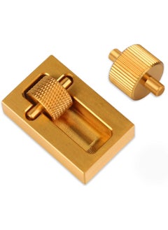 Butuze BUTUZE Leather Edge Paint Tool with 2 Brass Rollers, Essential Edge Printing Tool for Leather Craft DIY  - Image 1